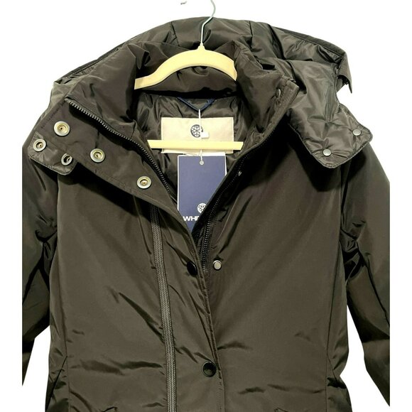 Whitesky $850 Premium Down Long Puffer Coat XS Black Water-Resistant NWT - Picture 2 of 11